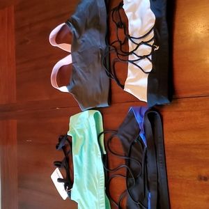 Valleau apparel LG sports bras x4